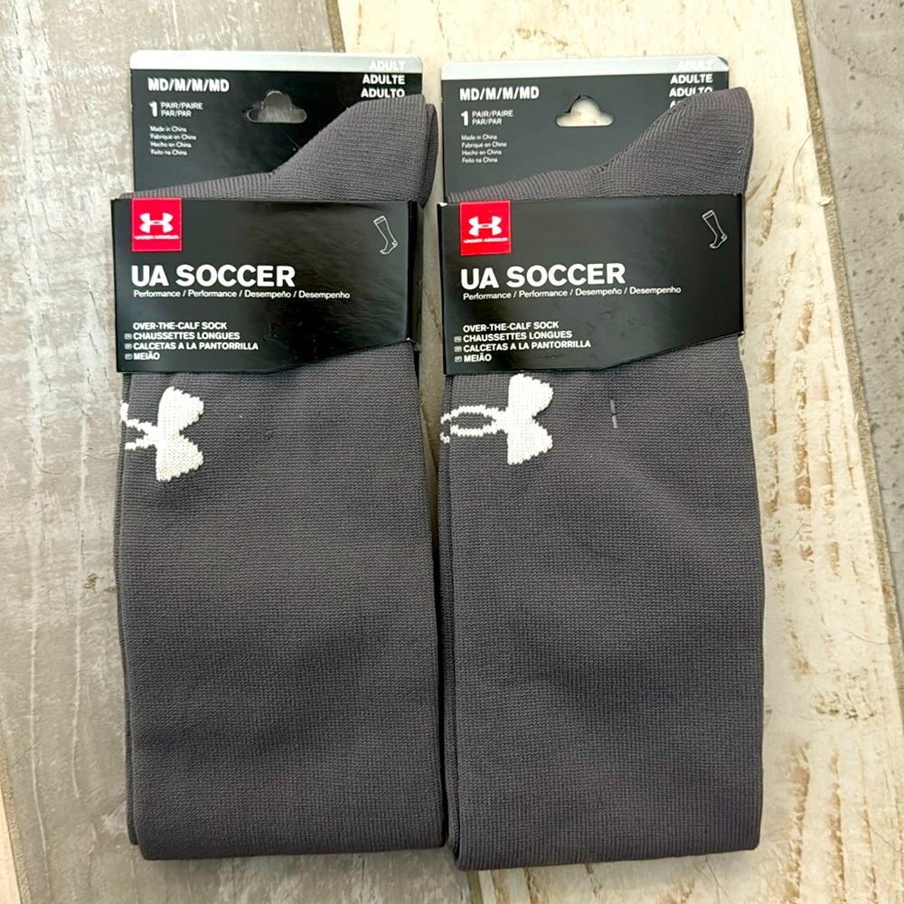 Adult UA soccer socks set of 2